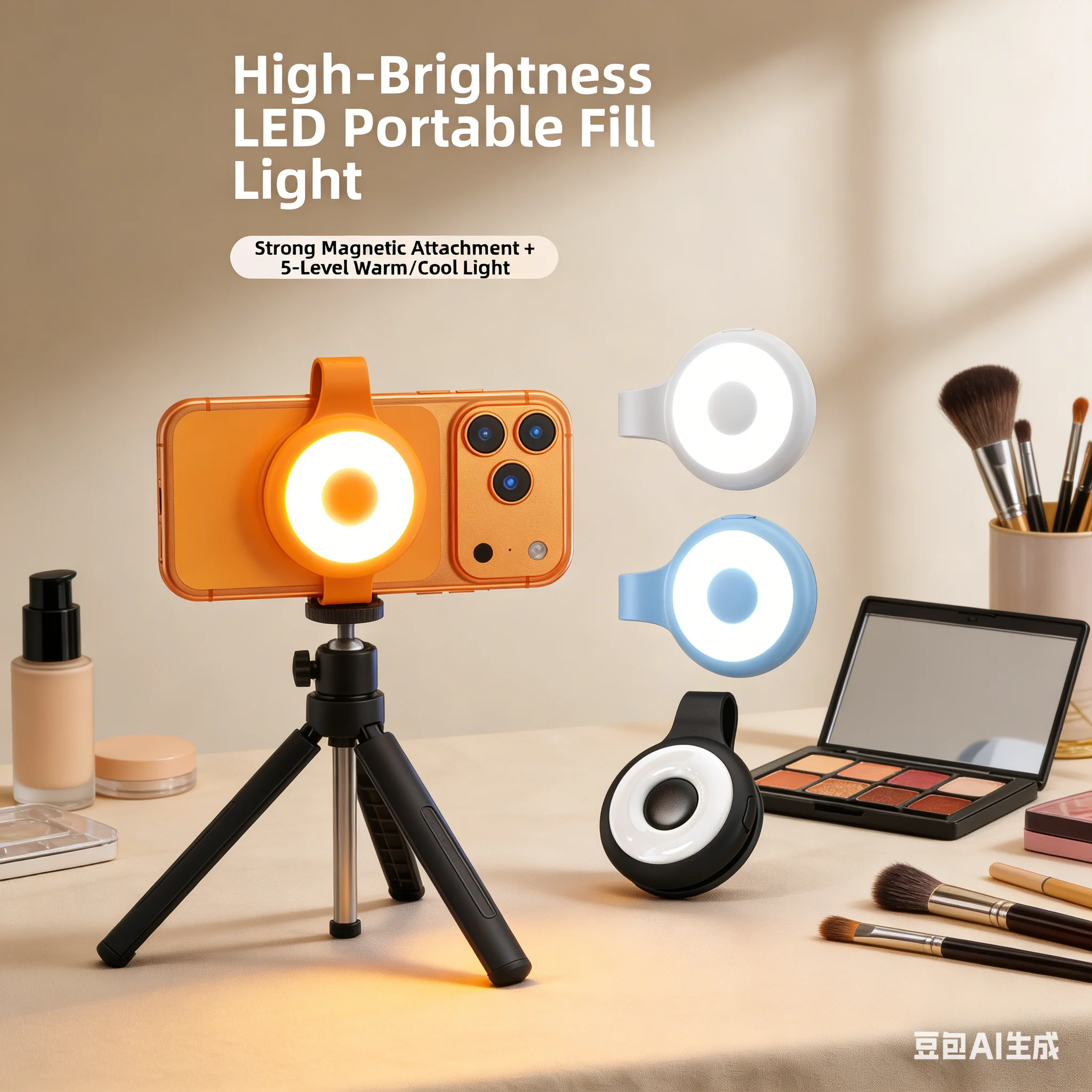 Outdoor Lighting And Camera - USB Rechargeable Phone Fill Light 5