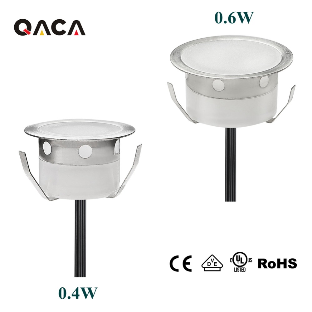 Outdoor Lighting Ground Fixtures - IP67 0.4-0.6W 12V LED Ground Spots