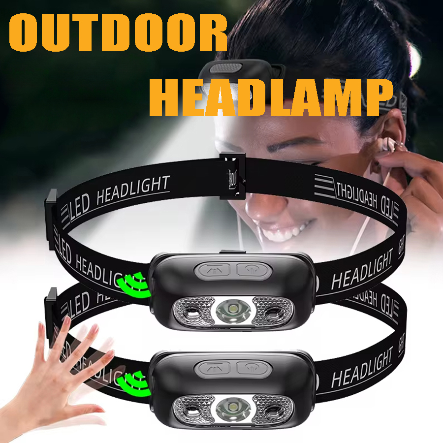 Outdoor Lighting Usa - Strong Light Headlamp Portable LED Sensor