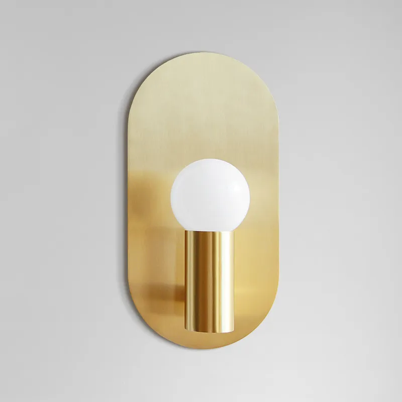 Outdoor Lighting Brass - Nordic Creative Hotel Bedside Wall Lamp