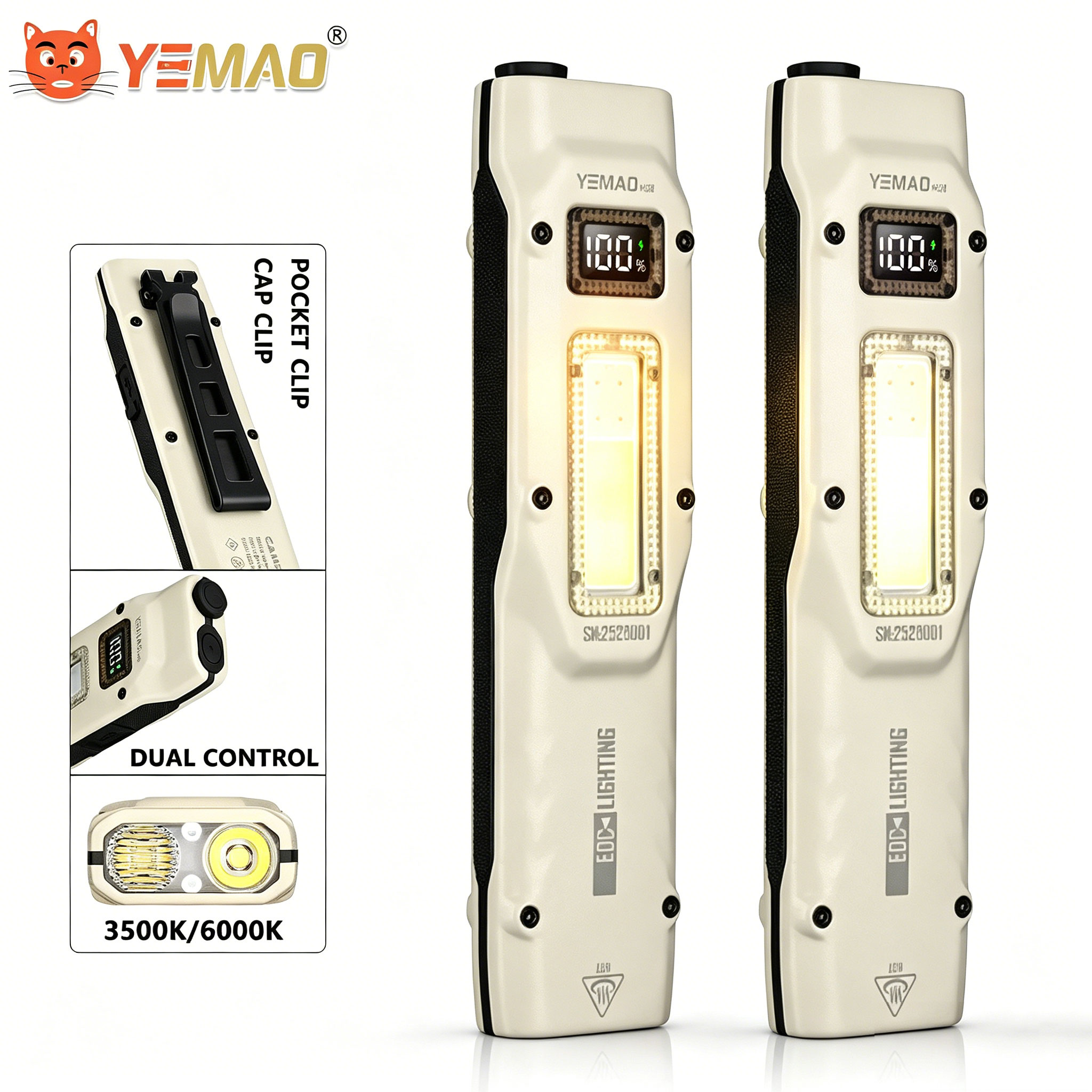 Outdoor Lighting Usa - Portable 880LM YEMAO M28 Ultra-thin Tactical
