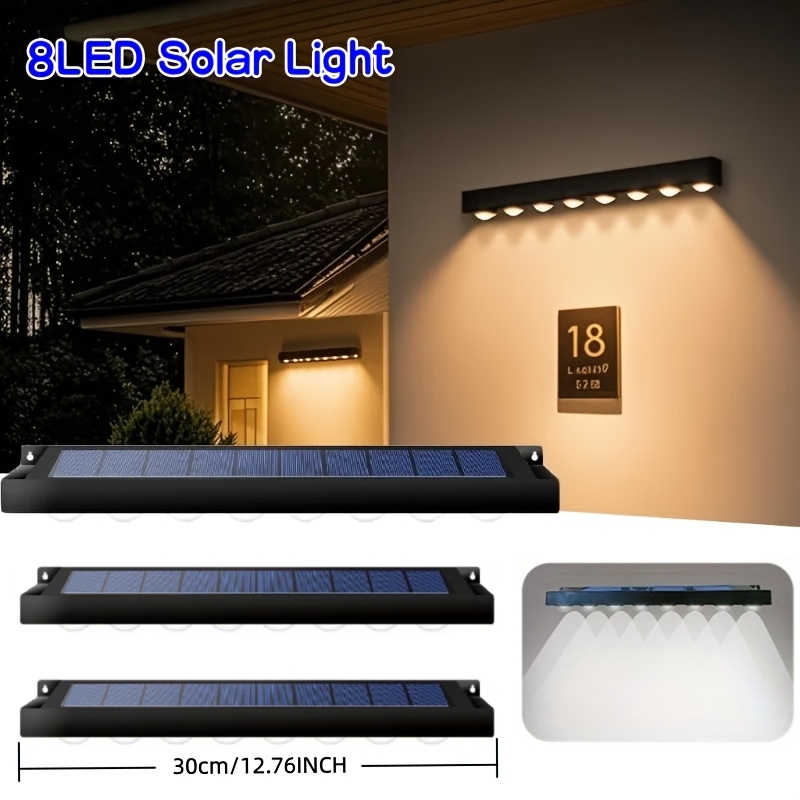 Outdoor Lighting On Fence - 1/2/4Pcs Solar Sign Lights Outdoor LED