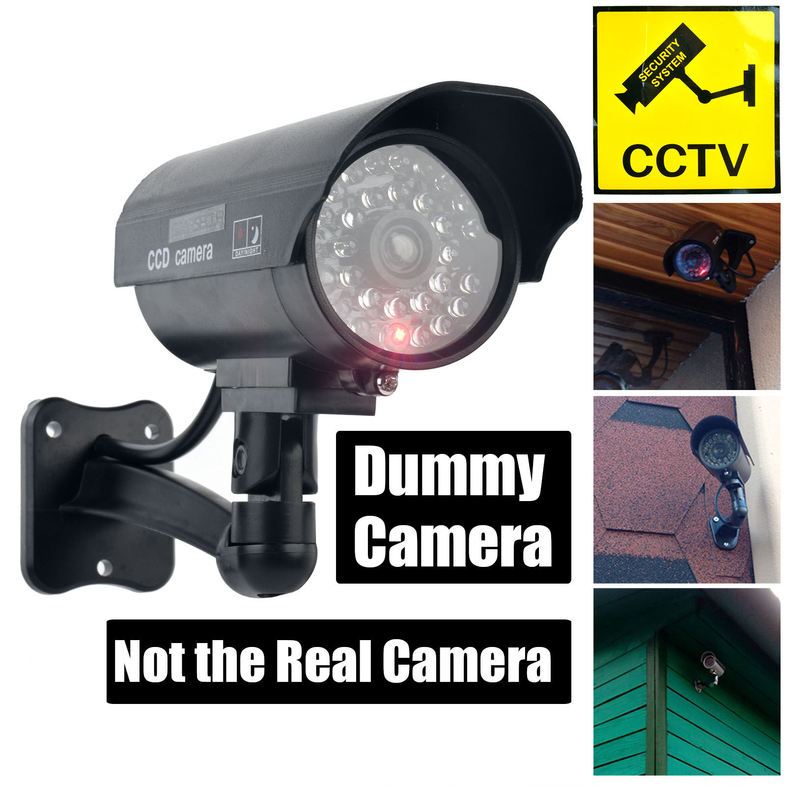 Outdoor Lighting And Camera - Smarsecur Fake Camera Dummy Waterproof Security