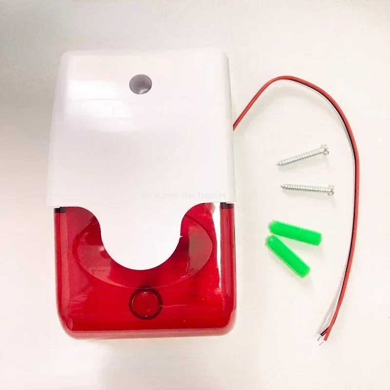Outdoor Lighting Wire - Strobe Siren Alarm 103 dB Horn