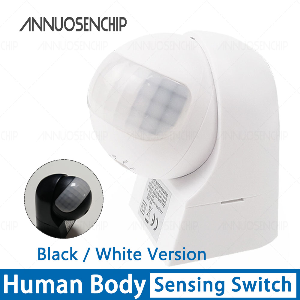 Outdoor Lighting Switch - 220V Outdoor Waterproof Wall-mounted Infrared PIR