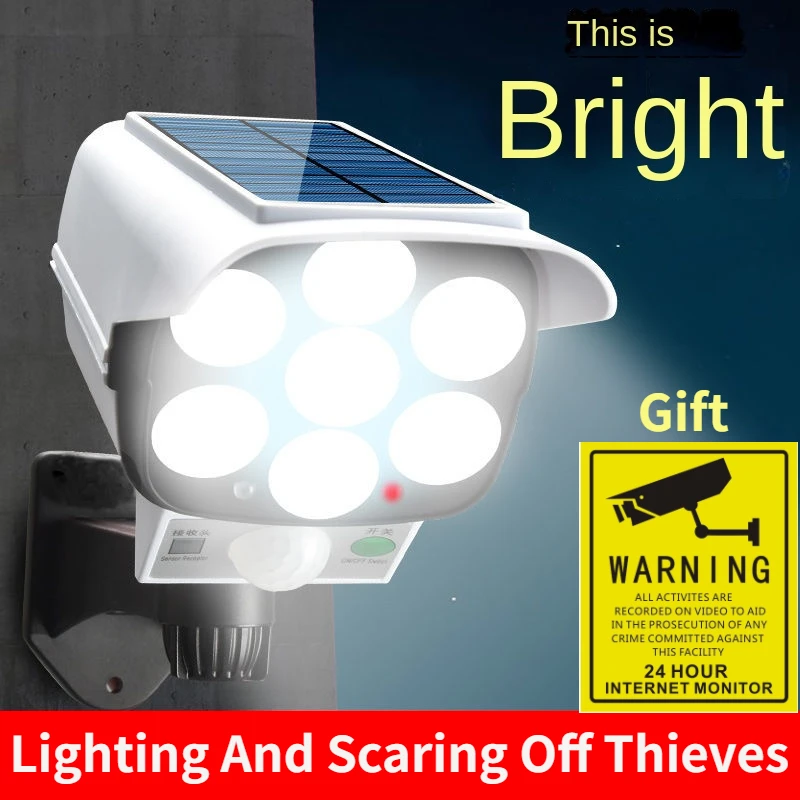 Outdoor Lighting And Camera - Outdoor Solar Light Motion Sensor Security