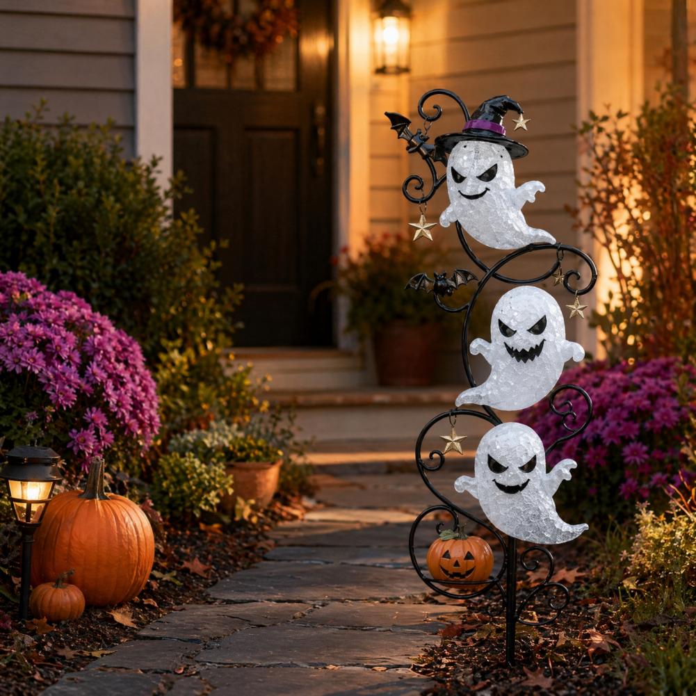 Outdoor Lighting In Ground - Halloween Waterproof LED Ground Lamp, Outdoor