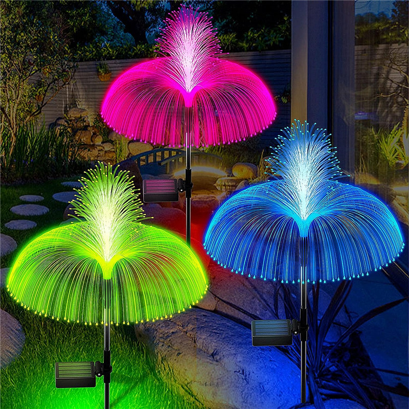 Outdoor Lighting Jellyfish - Solar LED Jellyfish Lights Outdoor Garden