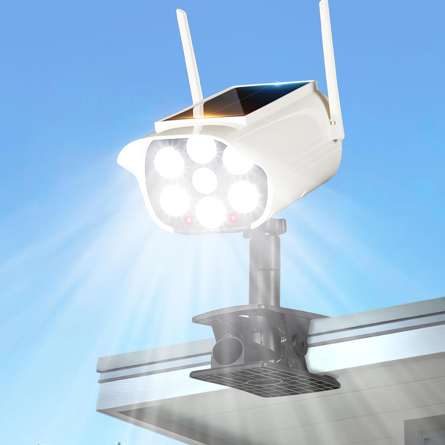 Outdoor Lighting On Fence - Solar Street Light LED Clip On
