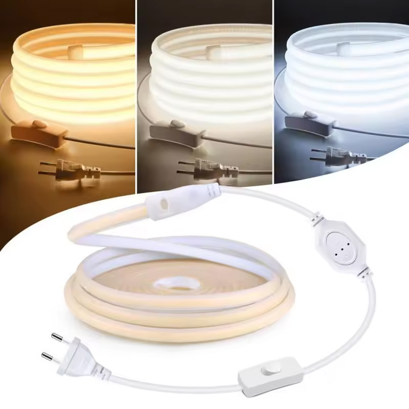 Outdoor Lighting Switch - 110V 220V Cob LED Strip Light
