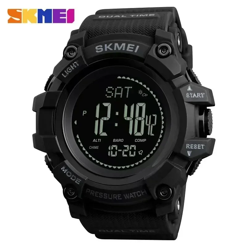 Outdoor Lighting Timer - SKMEI 1358 Altimeter Weather Tracker Waterproof