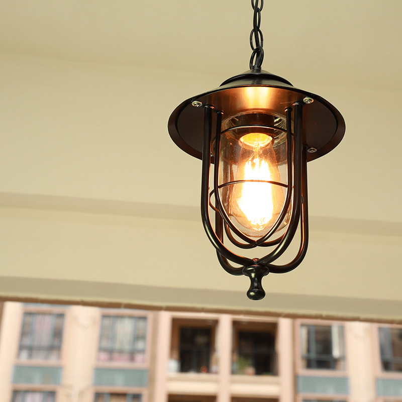 Outdoor Lighting On Fence - Outdoor Chandeliers Vintage Loft Pendant Light