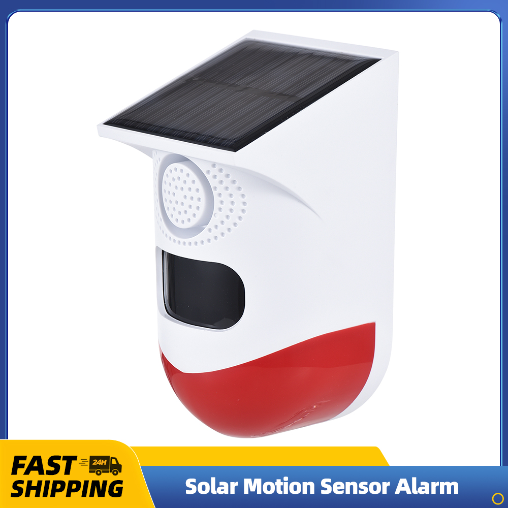 Outdoor Lighting Wire - Solar Motion Sensor Alarm Outdoor 120dB