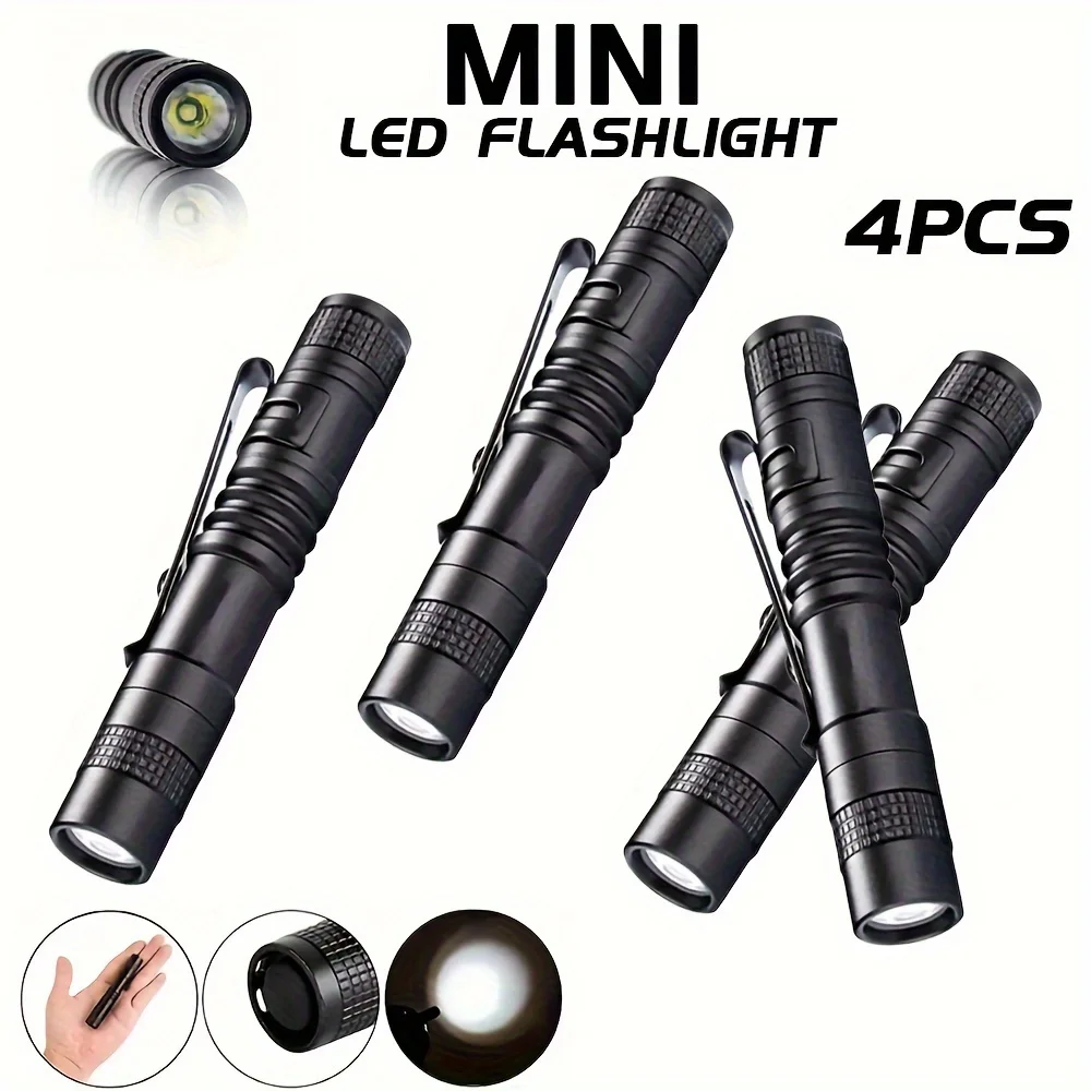 Outdoor Lighting Usa - 1-4PCS Mini Portable LED Pen Light