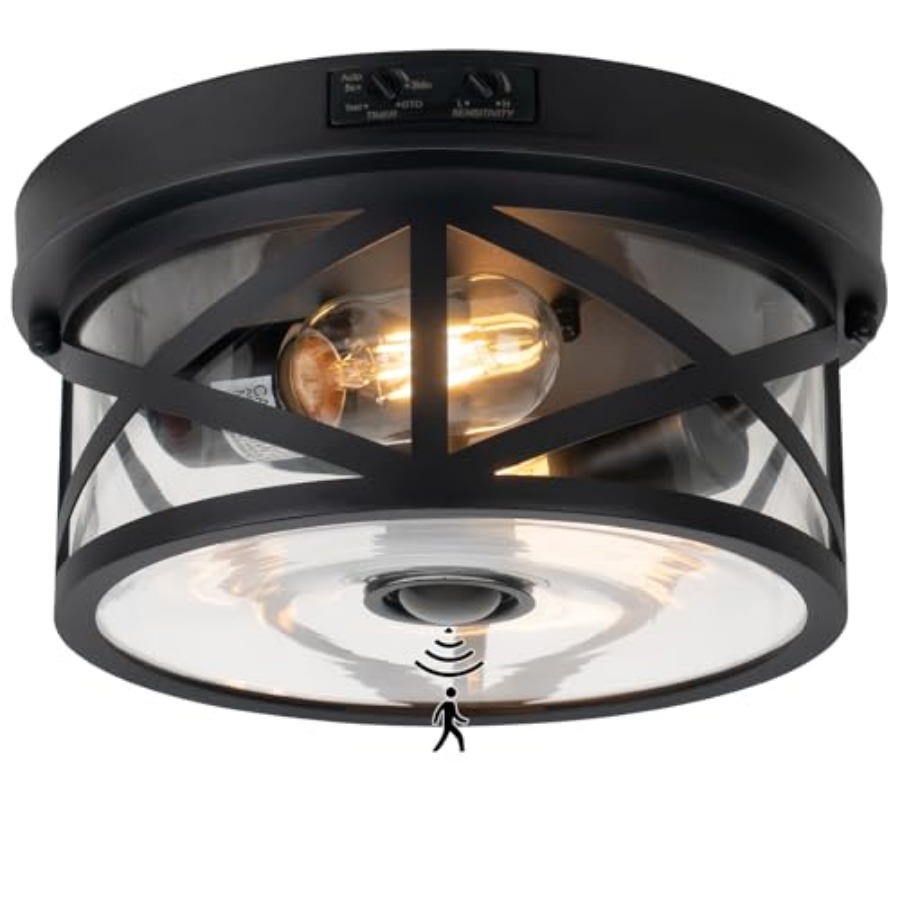 Outdoor Lighting Sensor - Motion Sensor Outdoor Ceiling Light, Adjustable