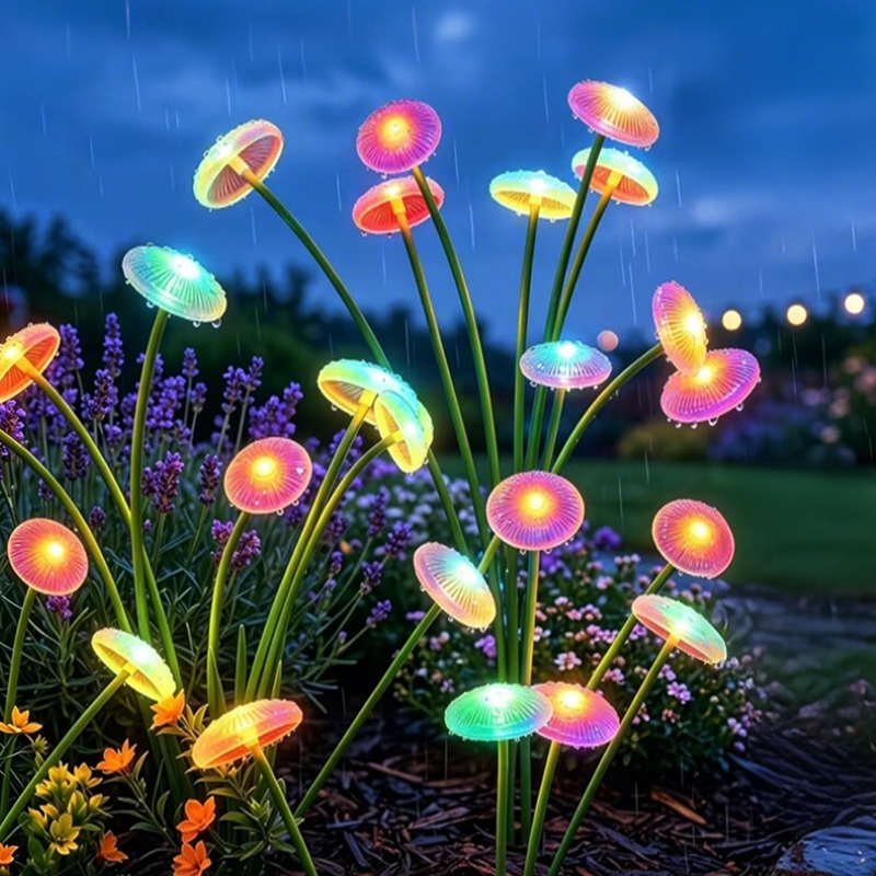 Outdoor Lighting Jellyfish - LED Solar Sway Lights Waterproof Outdoor