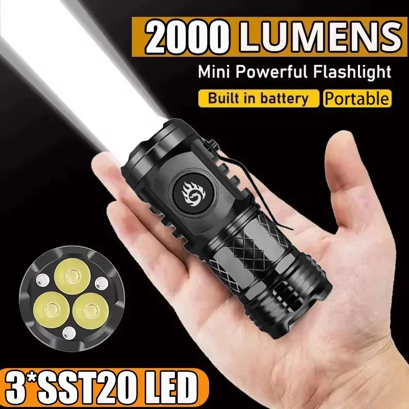 Outdoor Lighting Usa - High Strong Power Tactical Flashlight 3LED