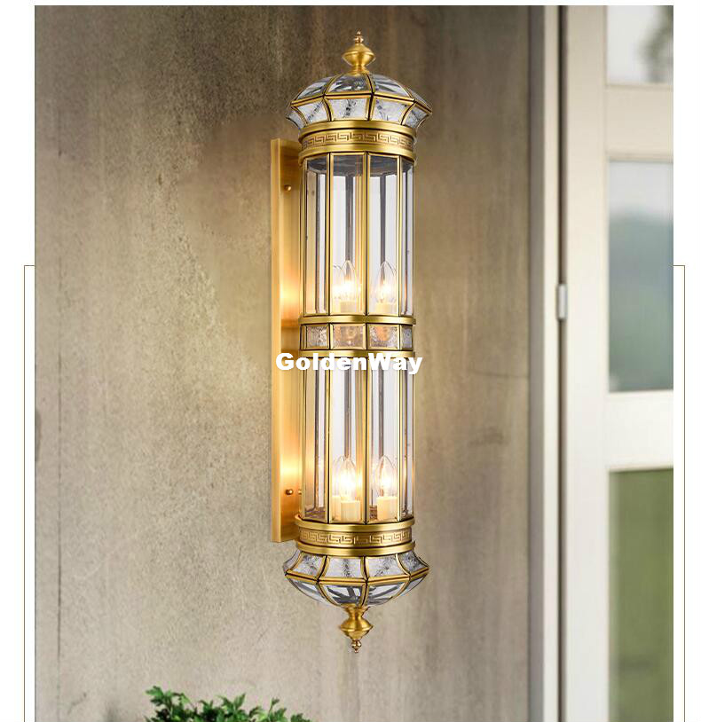 Antique Brass Wall Lamp Outdoo - Outdoor Lighting Brass ulasan dan harga