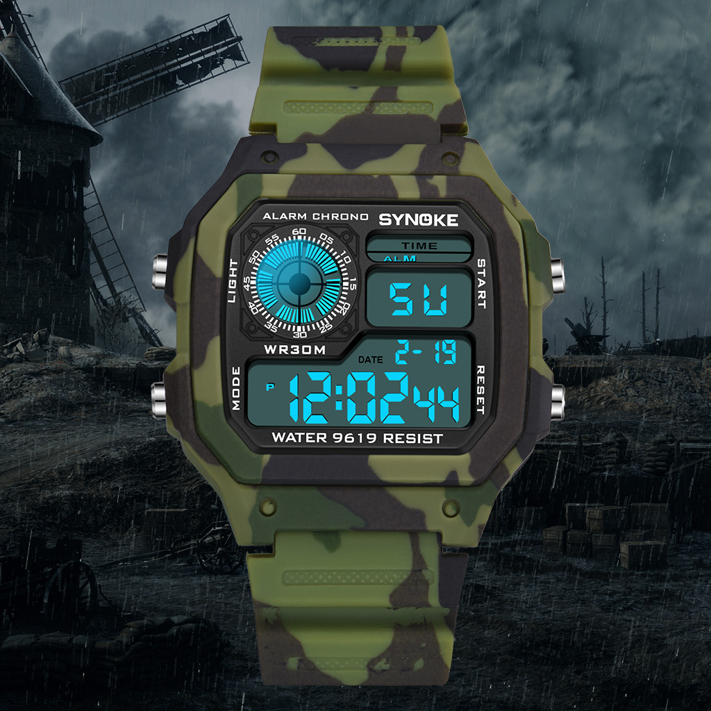 SYNOKE Outdoor Military Digita - Outdoor Lighting Timer ulasan dan harga