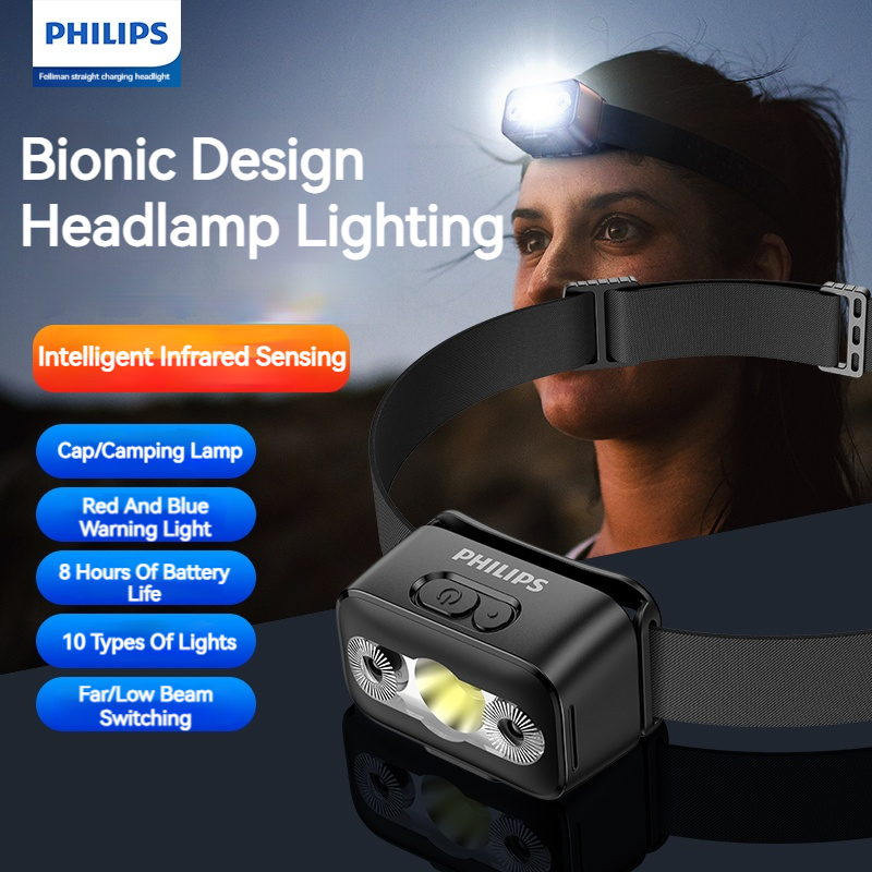 Philips LED Headlamp Sensor He - Outdoor Lighting Usa ulasan dan harga