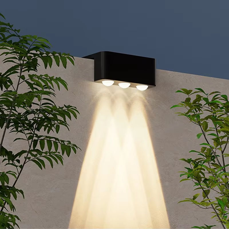 1/2/4PCS  Solar Wall Light Out - Outdoor Lighting On Fence ulasan dan harga