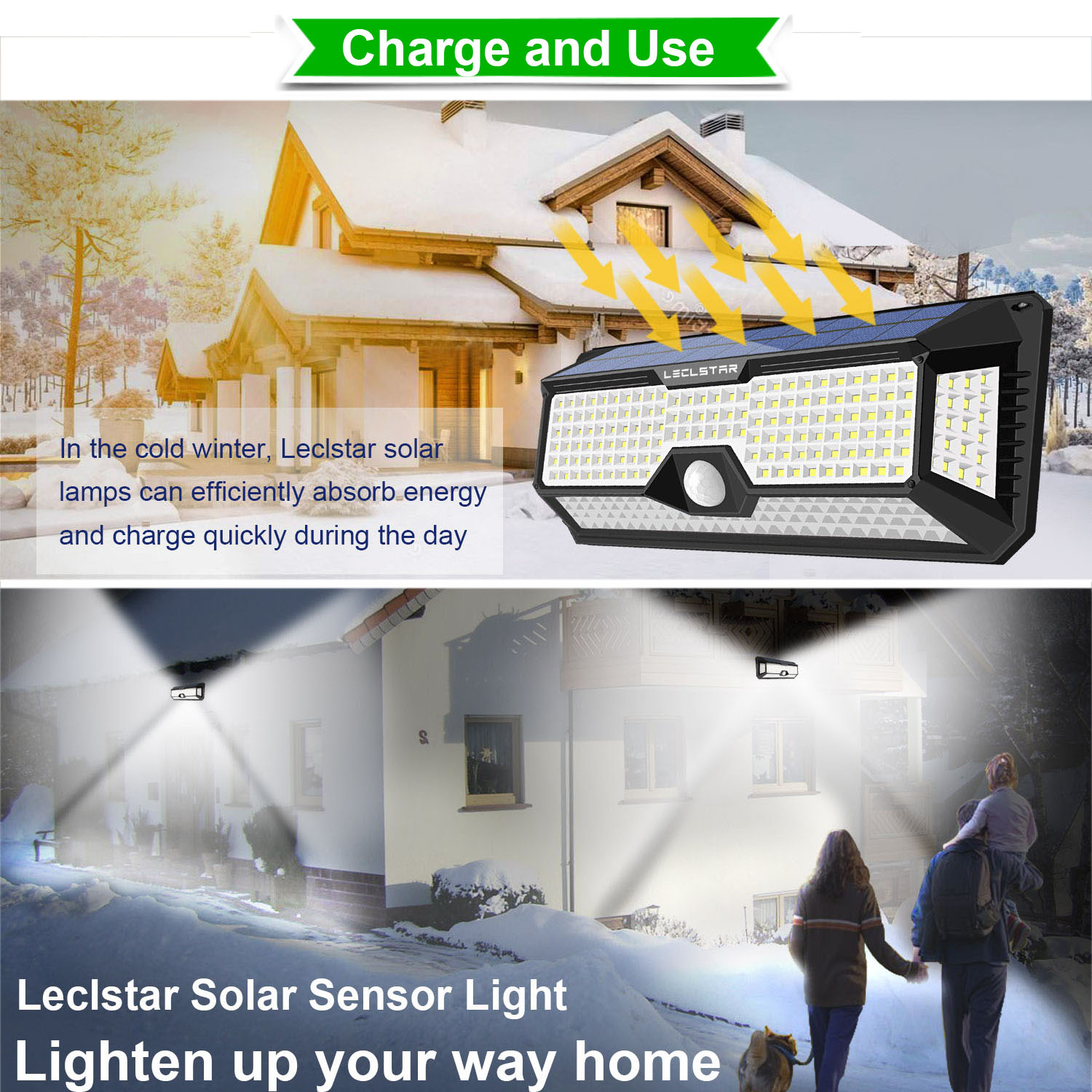 Outdoor Solar Wall Lamp 268 LE - Outdoor Lighting Sensor ulasan dan harga