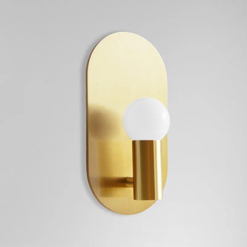 Nordic Creative Hotel Bedside  - Outdoor Lighting Brass ulasan dan harga