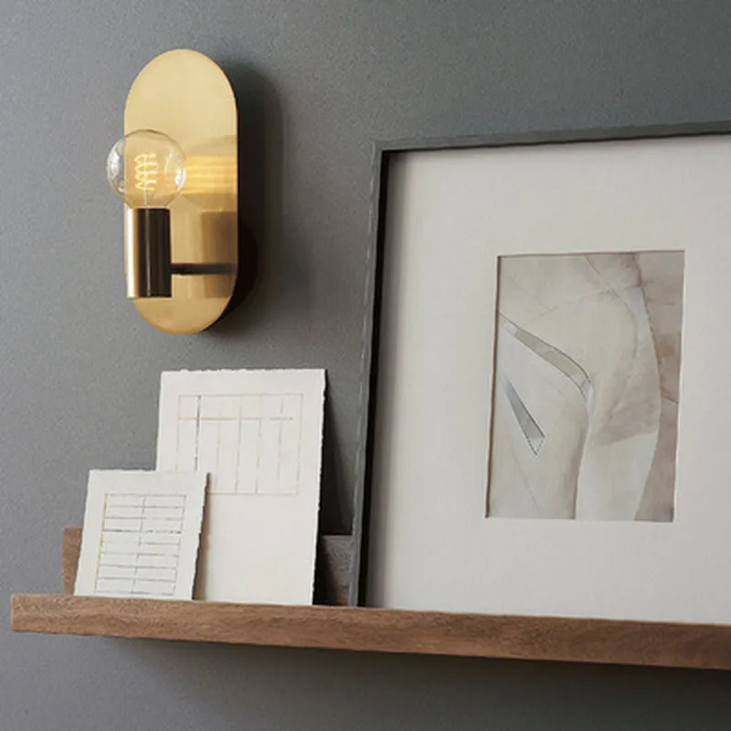 Nordic Creative Hotel Bedside  - Outdoor Lighting Brass ulasan dan harga
