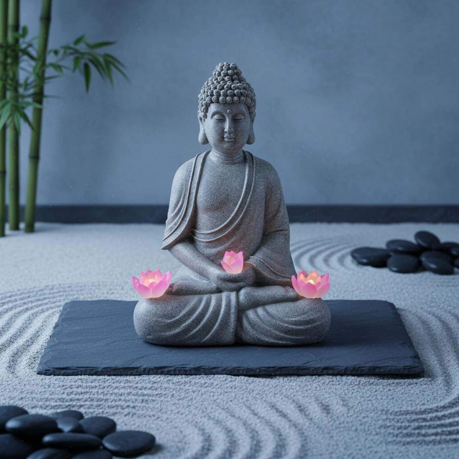 Solar Buddha Statue Outdoor Sa - Outdoor Lighting Patio ulasan dan harga
