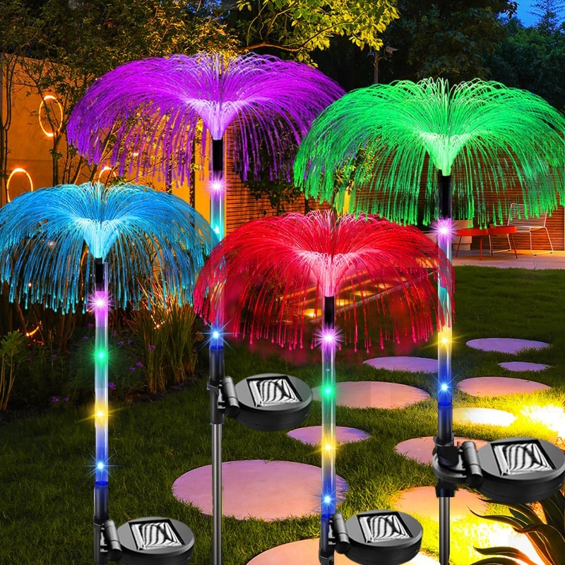 Outdoor LED Solar Lights 7 Col - Outdoor Lighting Jellyfish ulasan dan harga