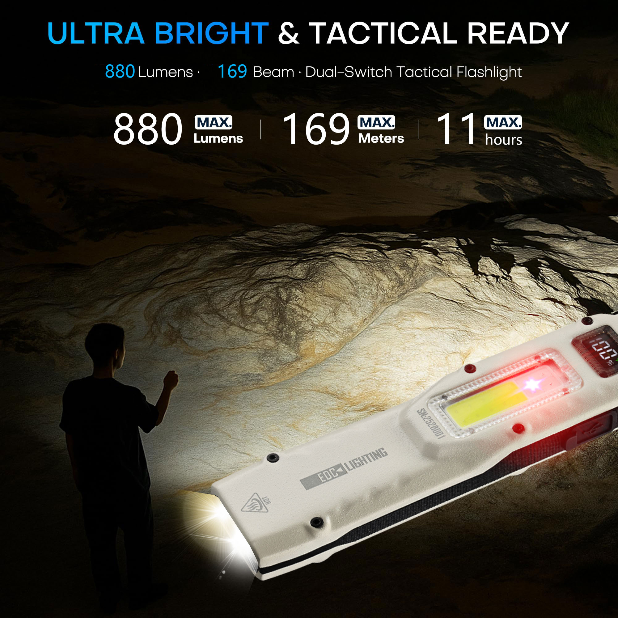 Portable 880LM YEMAO M28 Ultra - Outdoor Lighting Usa ulasan dan harga