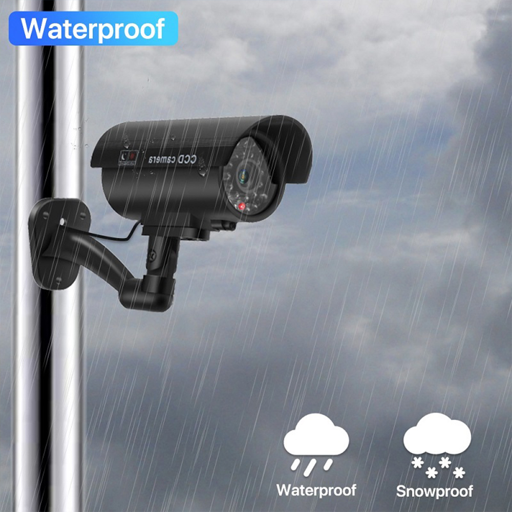 Solar Panel Dummy Surveillance - Outdoor Lighting And Camera ulasan dan harga