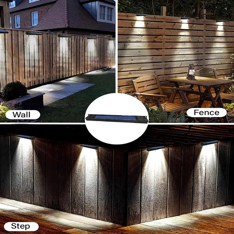 1/2/4Pcs Solar Sign Lights Out - Outdoor Lighting On Fence ulasan dan harga