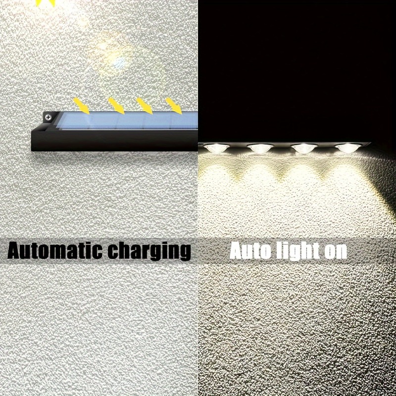 1/2/4Pcs Solar Sign Lights Out - Outdoor Lighting On Fence ulasan dan harga