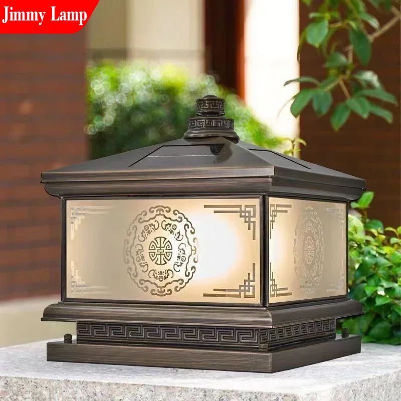 Outdoor Solar Wall Lamp Retro  - Outdoor Lighting Brass ulasan dan harga