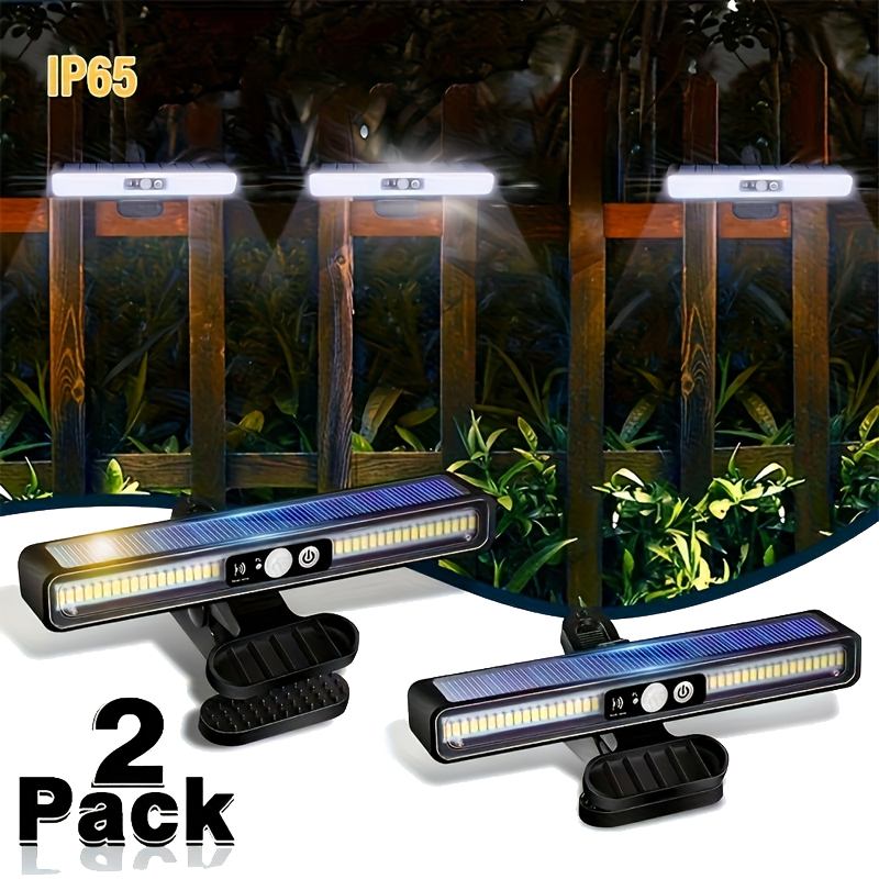 Clip On Solar Motion Lights Ou - Outdoor Lighting On Fence ulasan dan harga