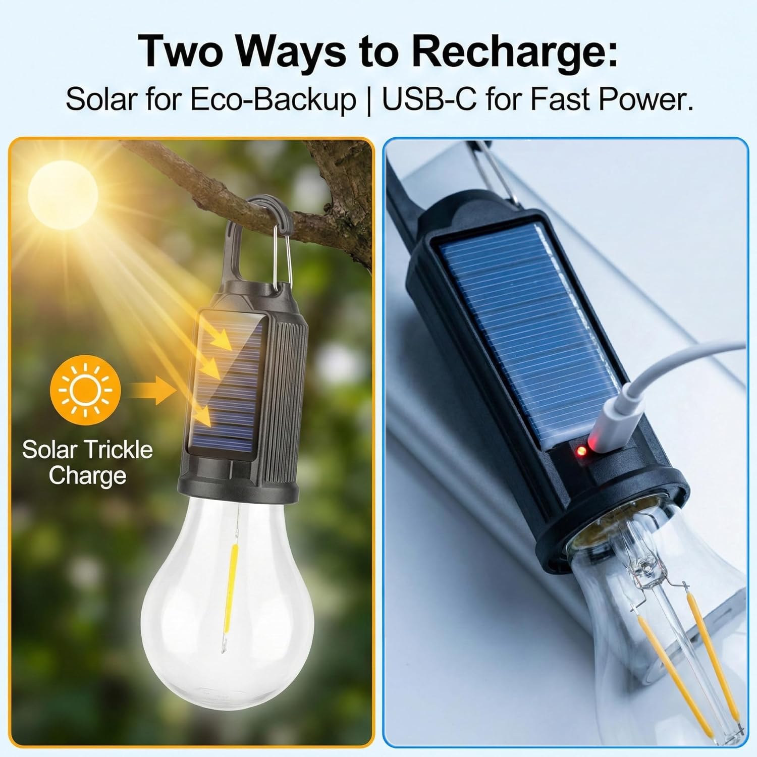 Solar LED Camping Lights Type- - Outdoor Lighting Wire ulasan dan harga