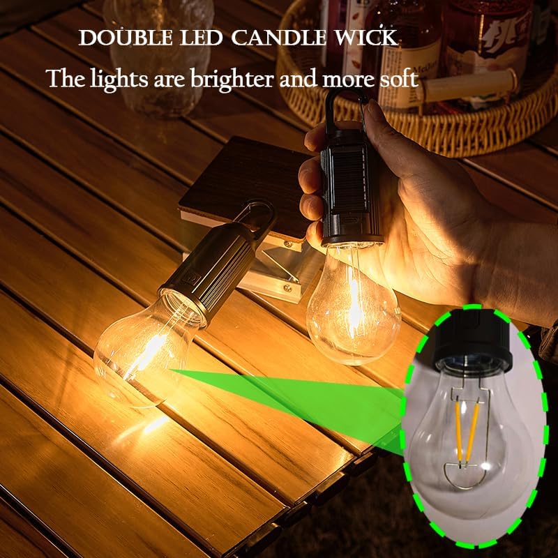 Solar LED Camping Lights Type- - Outdoor Lighting Wire ulasan dan harga