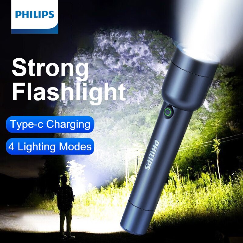 Philips LED Flashlight With US - Outdoor Lighting Philips ulasan dan harga