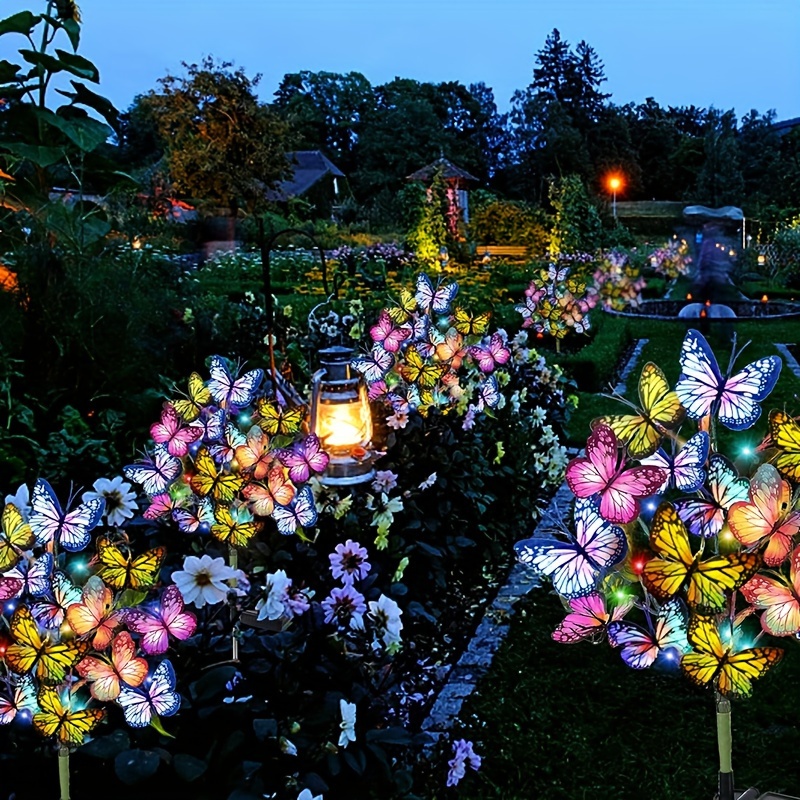 Solar LED Butterfly Garden Lig - Outdoor Lighting For Gazebo ulasan dan harga
