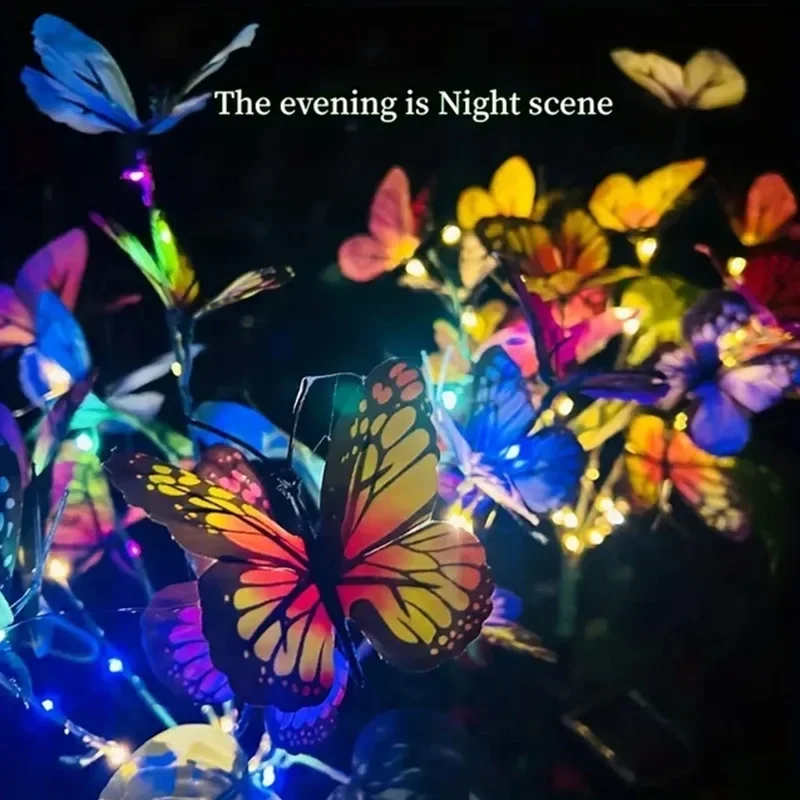 Solar LED Butterfly Garden Lig - Outdoor Lighting For Gazebo ulasan dan harga