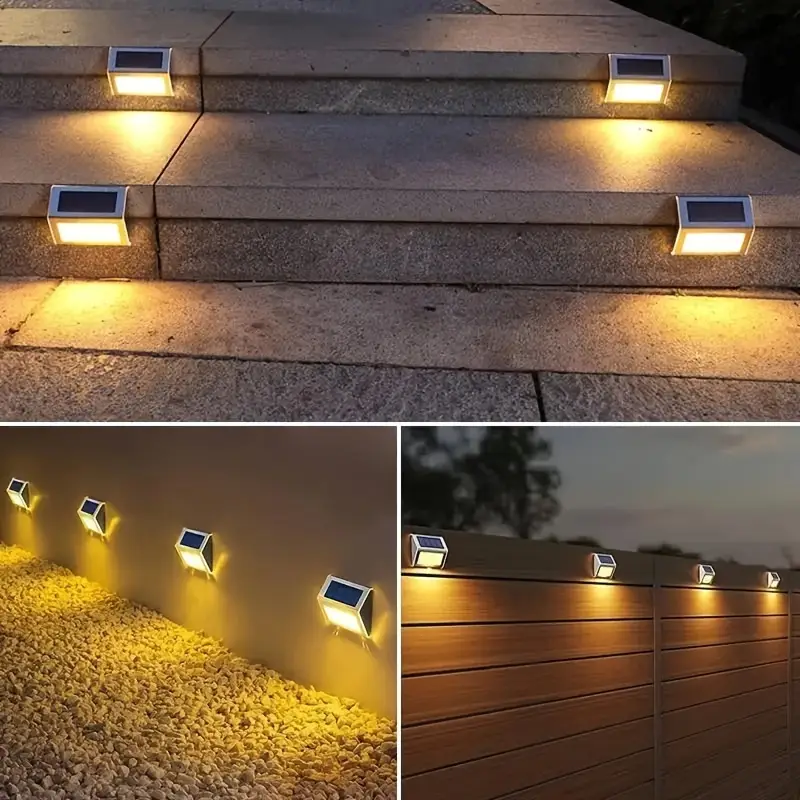 1-12 Pack Solar Deck Lights 3  - Outdoor Lighting On Fence ulasan dan harga