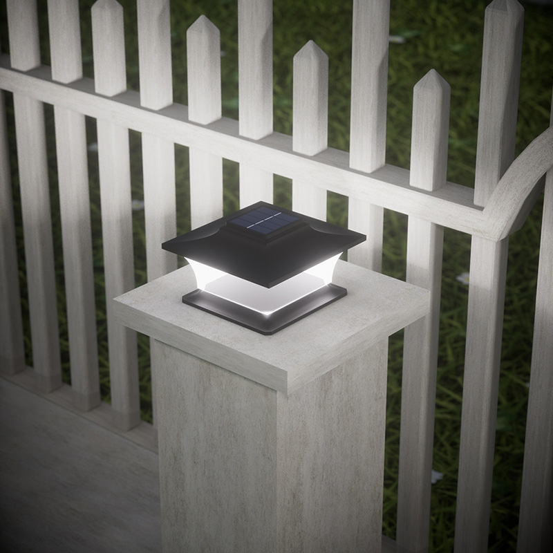 Solar Post Light with Auto On/ - Outdoor Lighting On Fence ulasan dan harga