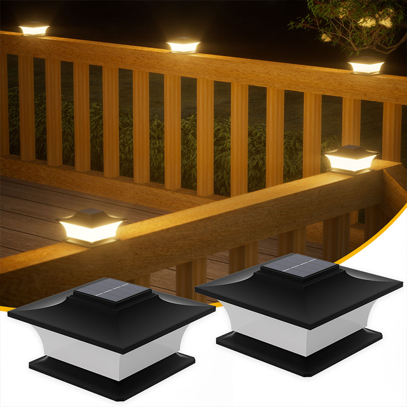 Solar Post Light with Auto On/ - Outdoor Lighting On Fence ulasan dan harga