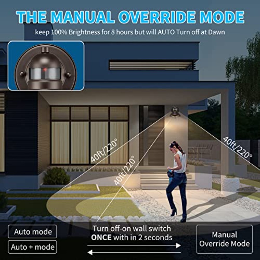 2 Pack Motion Sensor Outdoor L - Outdoor Lighting Sensor ulasan dan harga