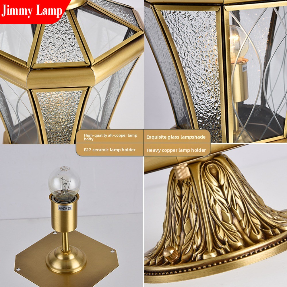 European Style Outdoor Waterpr - Outdoor Lighting Brass ulasan dan harga