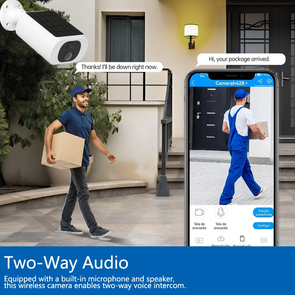 5MP Tuya Smartlife Outdoor Sol - Outdoor Lighting And Camera ulasan dan harga