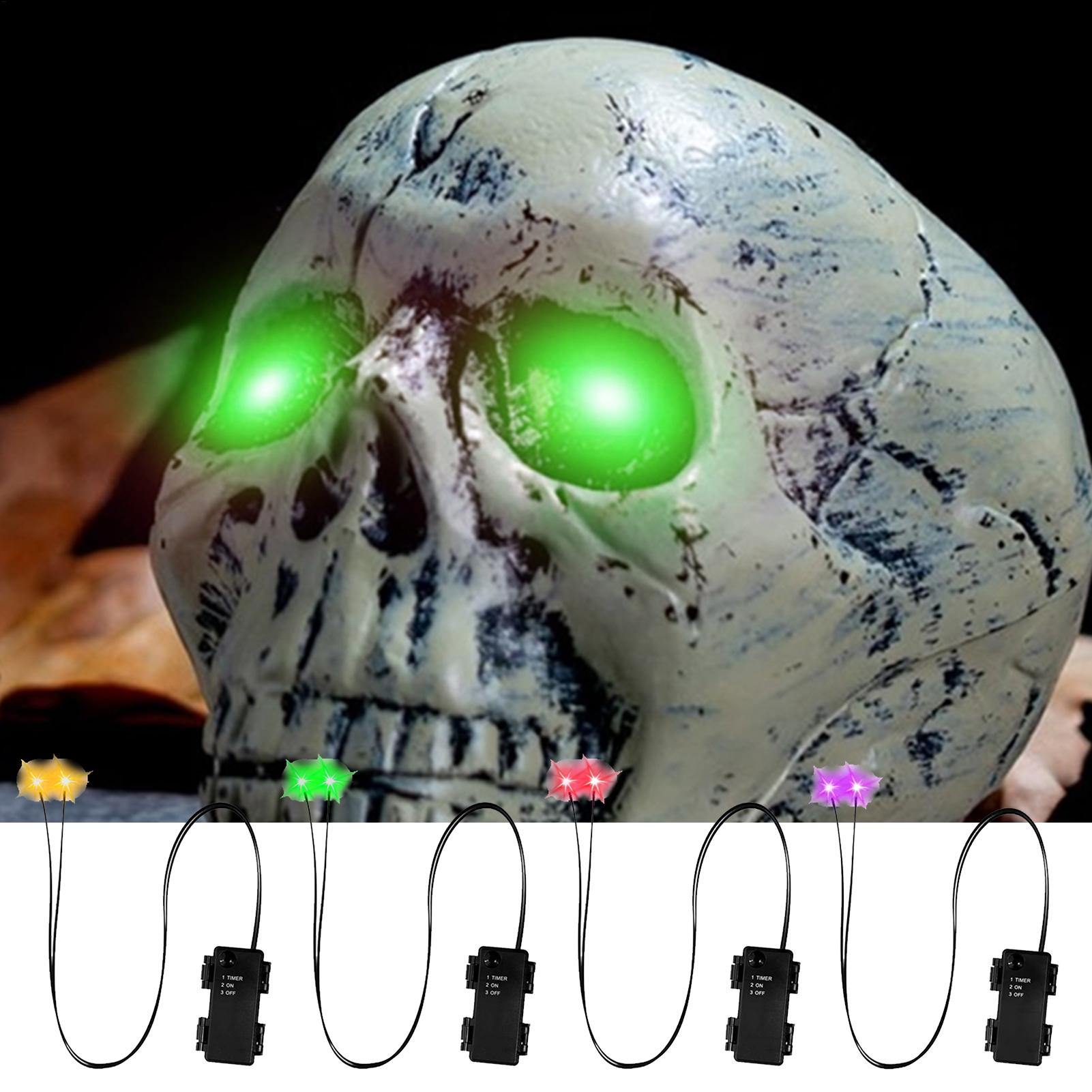 1PC Glowing Eyes Halloween Lig - Outdoor Lighting Timer ulasan dan harga