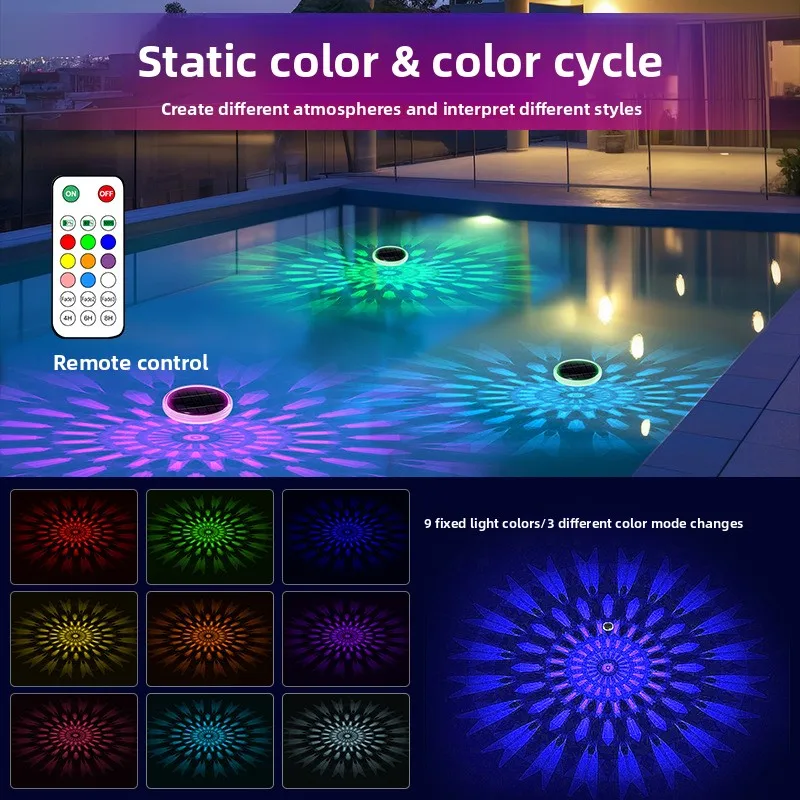 Solar-powered outdoor water fe - Outdoor Lighting Sensor ulasan dan harga