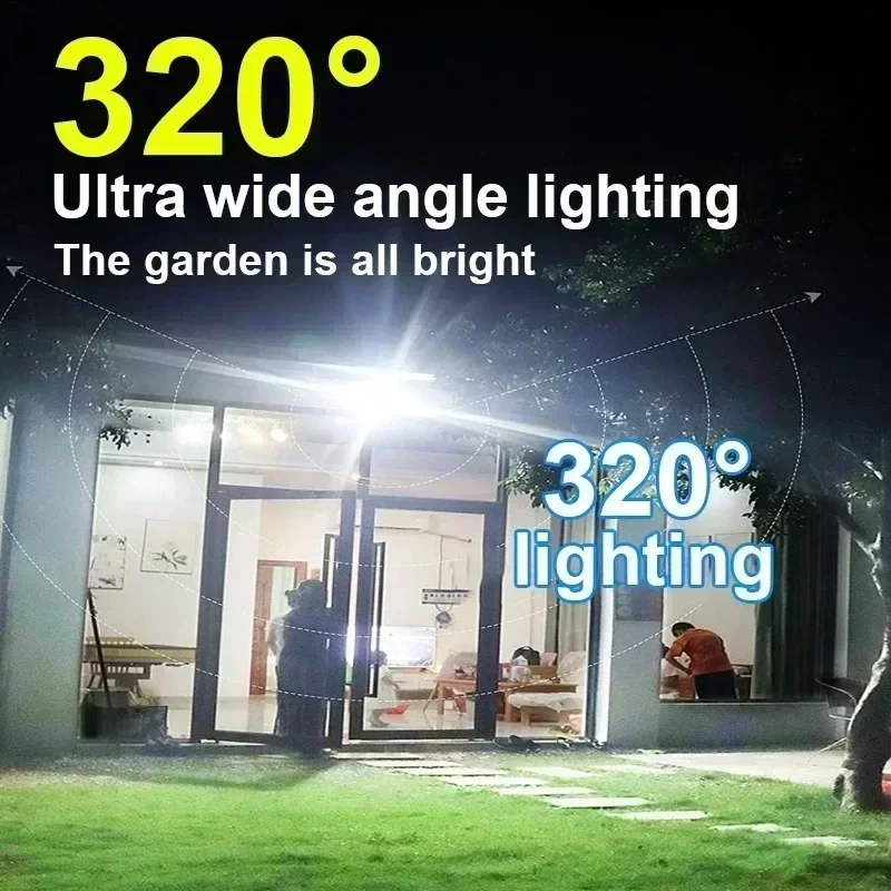 12000LM Powerful Solar Wall La - Outdoor Lighting For Gazebo ulasan dan harga